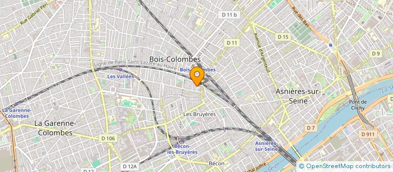 localisation de l'entreprise MONSIEUR IBRAHIM SAMASSA à BOIS-COLOMBES