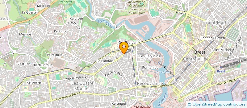 localisation de l'entreprise MONSIEUR IBRAHIM SAMI à BREST