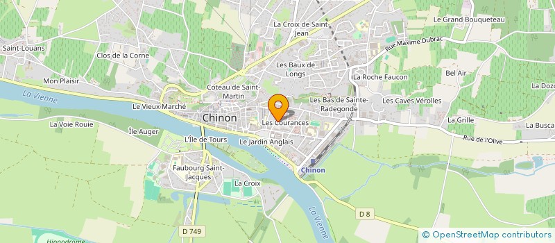 localisation de l'entreprise MONSIEUR IBRAHIM SBA  CHINON
