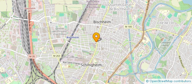 localisation de l'entreprise MONSIEUR IBRAHIM SCHREINER  SCHILTIGHEIM