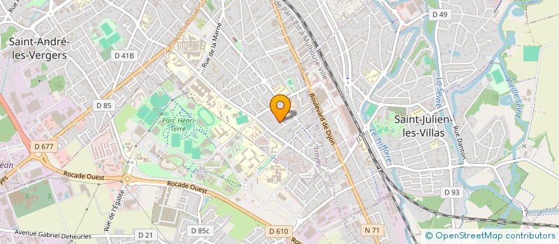 localisation de l'entreprise MONSIEUR IBRAHIM SHARIFI à TROYES