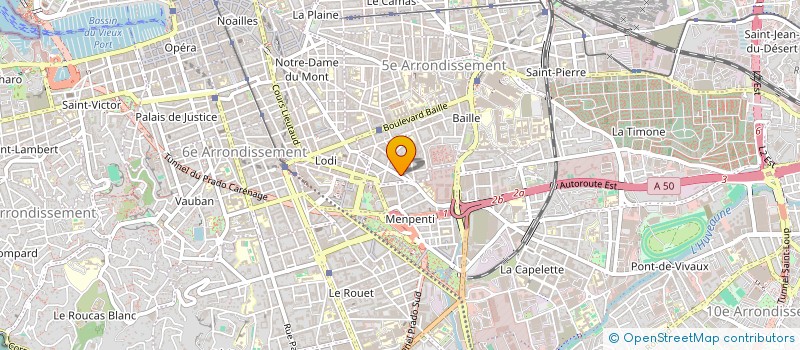 localisation de l'entreprise MONSIEUR IBRAHIM SHEHATA  MARSEILLE