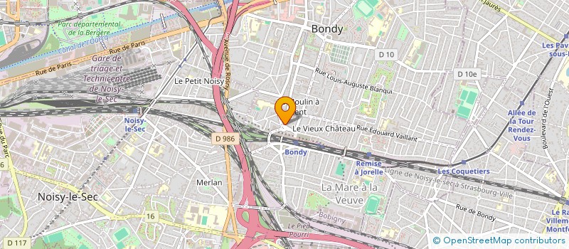 localisation de l'entreprise MONSIEUR IBRAHIM SI HADJ MOHAND  BONDY