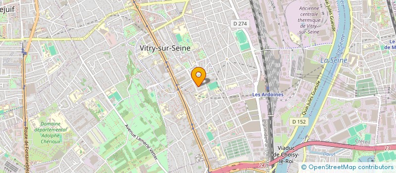 localisation de l'entreprise MONSIEUR IBRAHIM SIDIBE  VITRY-SUR-SEINE