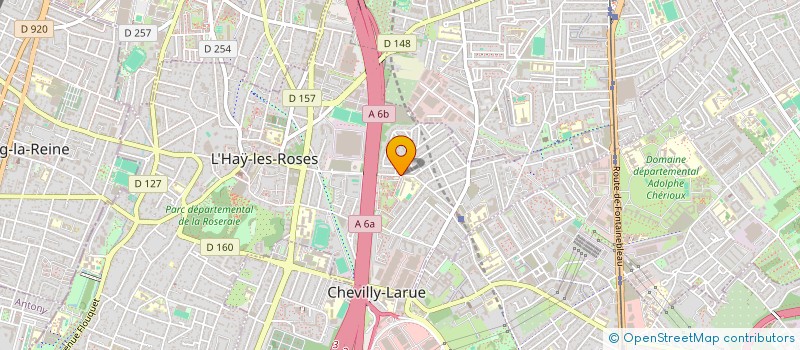 localisation de l'entreprise MONSIEUR IBRAHIM SIDIBE  L'HAY-LES-ROSES