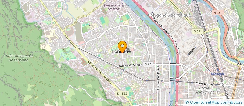 localisation de l'entreprise MONSIEUR IBRAHIM SINANI  FONTAINE