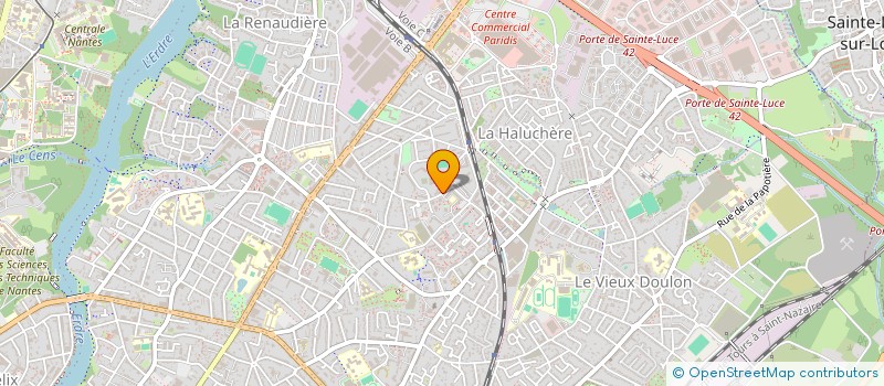 localisation de l'entreprise MONSIEUR IBRAHIM SIRAJ SALIH à NANTES