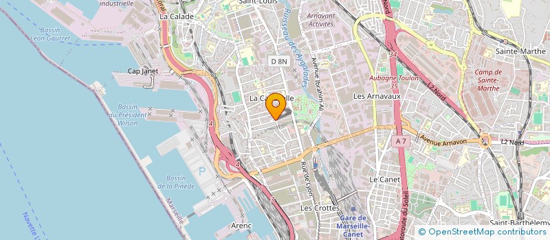 localisation de l'entreprise MONSIEUR IBRAHIM SLEIMAN à MARSEILLE