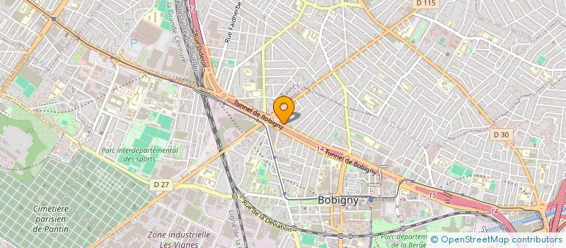 localisation de l'entreprise MONSIEUR IBRAHIM SOKOME à BOBIGNY