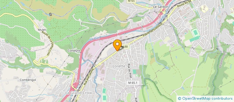 localisation de l'entreprise MONSIEUR IBRAHIM SOLMAZ à LORETTE