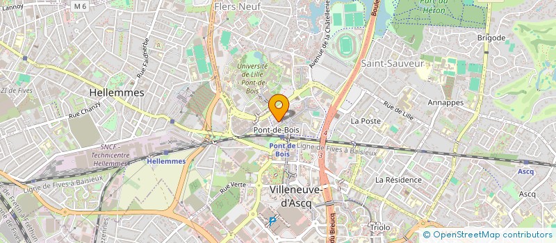 localisation de l'entreprise MONSIEUR IBRAHIM SOUMAH  VILLENEUVE-D'ASCQ