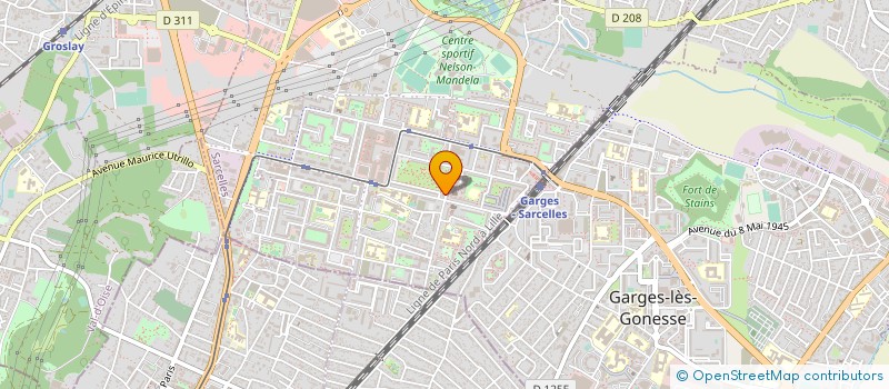 localisation de l'entreprise MONSIEUR IBRAHIM SOUMARE  SARCELLES