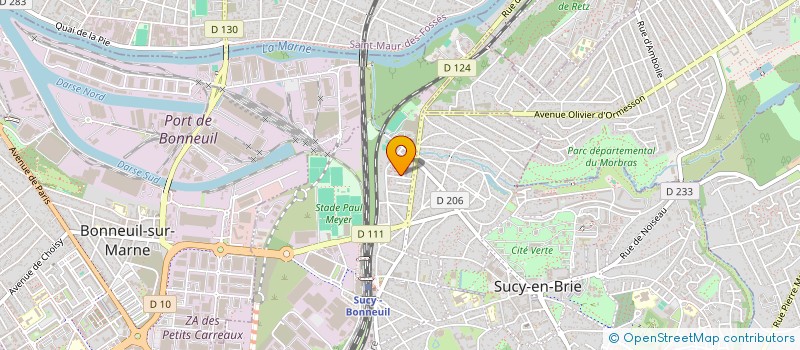 localisation de l'entreprise MONSIEUR IBRAHIM SOW à SUCY-EN-BRIE