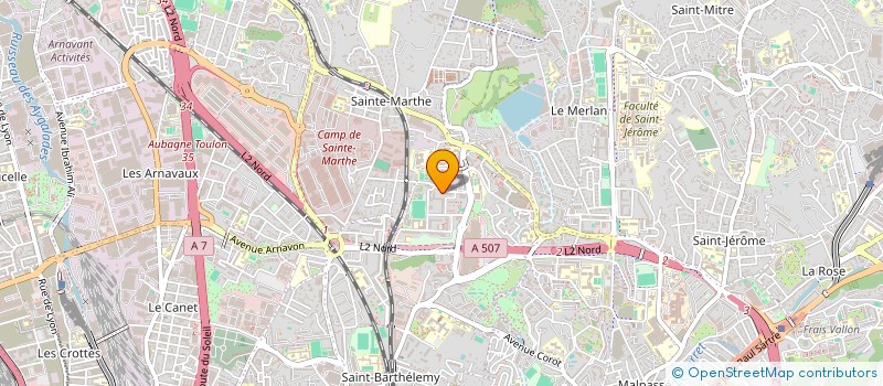 localisation de l'entreprise MONSIEUR IBRAHIM TABIBOU  MARSEILLE