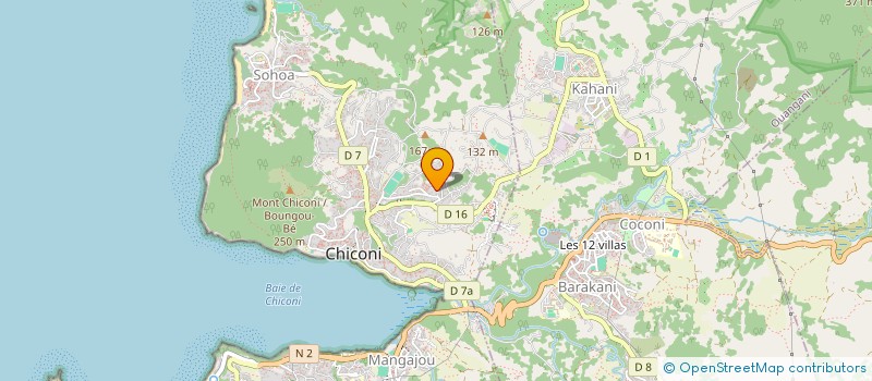 localisation de l'entreprise MONSIEUR IBRAHIM TADJIDINE à CHICONI