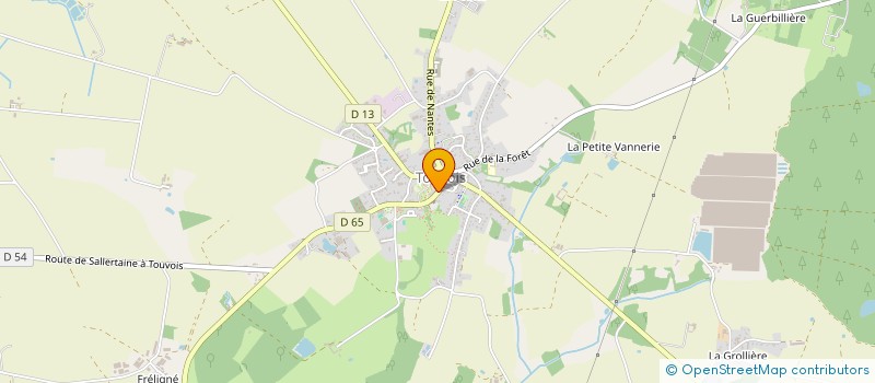 localisation de l'entreprise MONSIEUR IBRAHIM TAHAR DJEBBAR  TOUVOIS