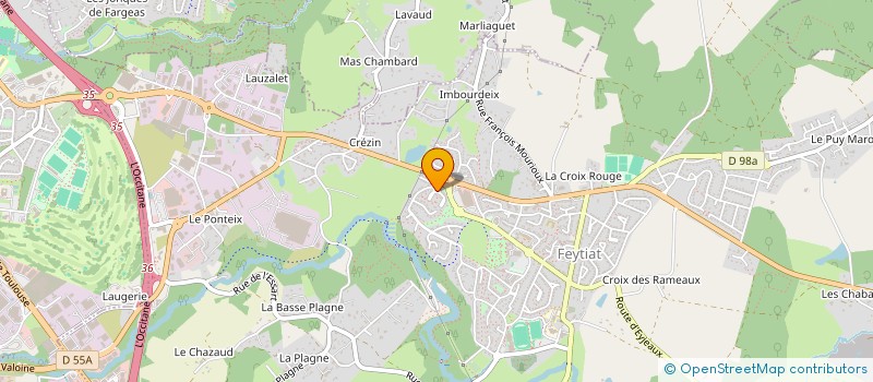 localisation de l'entreprise MONSIEUR IBRAHIM TALEB  FEYTIAT