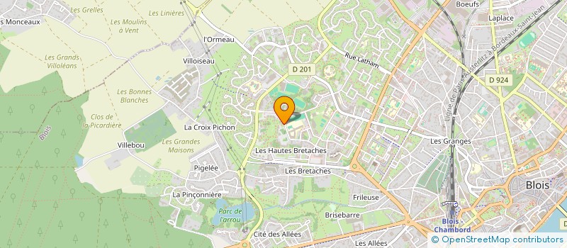 localisation de l'entreprise MONSIEUR IBRAHIM TAMBOURA  BLOIS