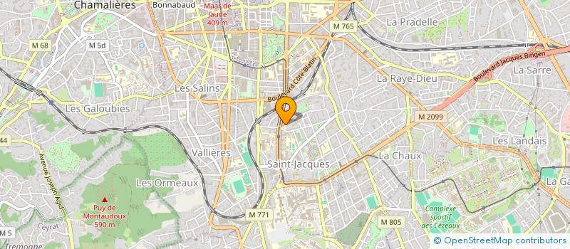 localisation de l'entreprise MONSIEUR IBRAHIM TAOURI  CLERMONT-FERRAND