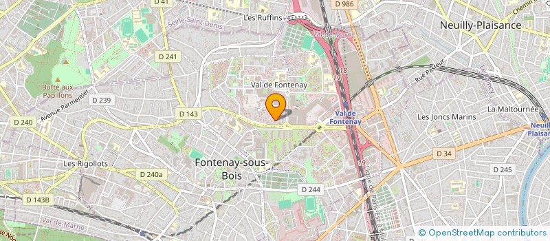 localisation de l'entreprise MONSIEUR IBRAHIM TAZI à FONTENAY-SOUS-BOIS