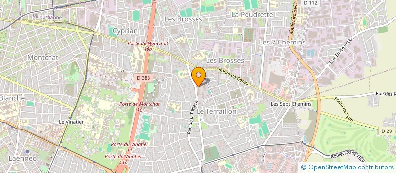 localisation de l'entreprise MONSIEUR IBRAHIM TEPELI  BRON