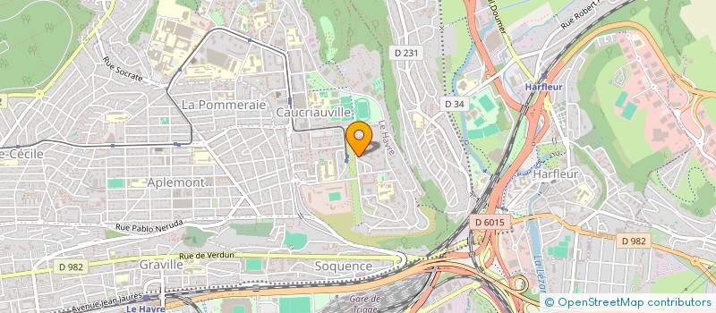 localisation de l'entreprise MONSIEUR IBRAHIM TOIHIR  LE HAVRE