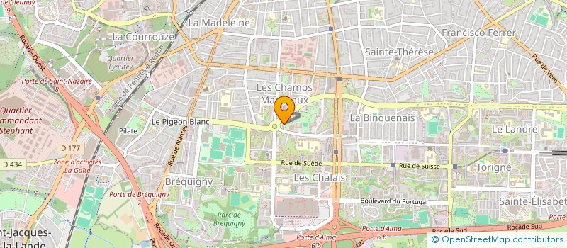 localisation de l'entreprise MONSIEUR IBRAHIM TOURE  RENNES