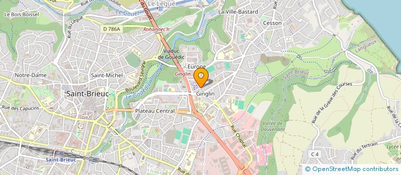 localisation de l'entreprise MONSIEUR IBRAHIM TOURE à SAINT-BRIEUC