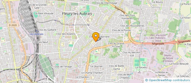 localisation de l'entreprise MONSIEUR IBRAHIM TOURE à ORLEANS
