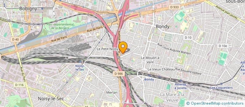 localisation de l'entreprise MONSIEUR IBRAHIM TRAORE  NOISY-LE-SEC