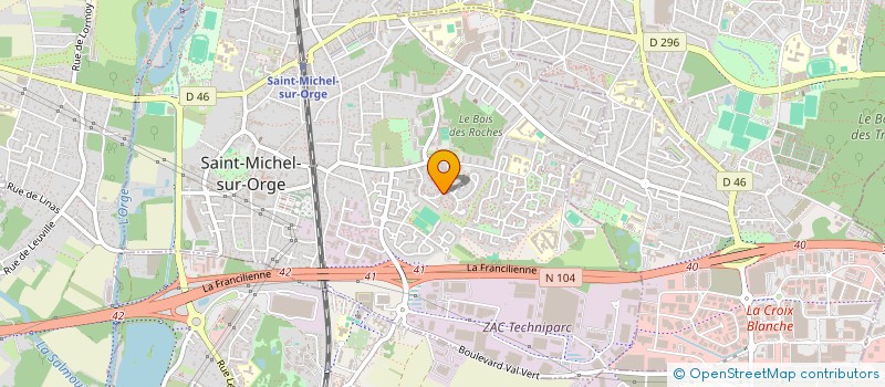 localisation de l'entreprise MONSIEUR IBRAHIM TRAORE  SAINT-MICHEL-SUR-ORGE