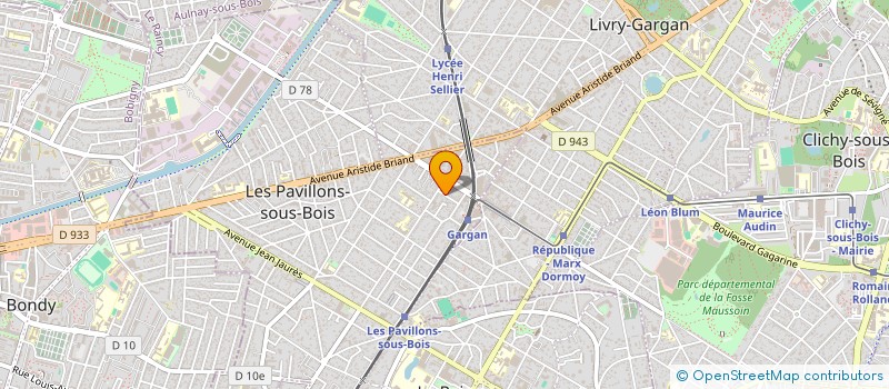 localisation de l'entreprise MONSIEUR IBRAHIM TRAORE  LES PAVILLONS-SOUS-BOIS
