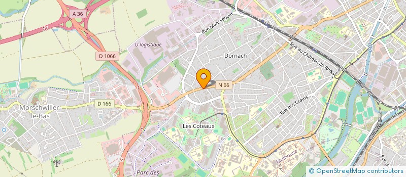 localisation de l'entreprise MONSIEUR IBRAHIM TURKOZ  MULHOUSE