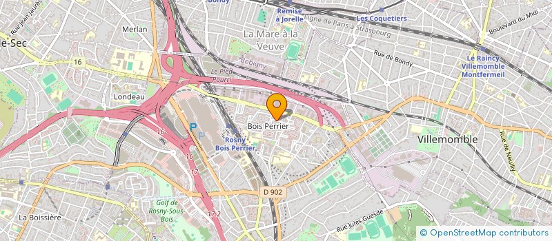 localisation de l'entreprise MONSIEUR IBRAHIM WARDALITOU à ROSNY-SOUS-BOIS