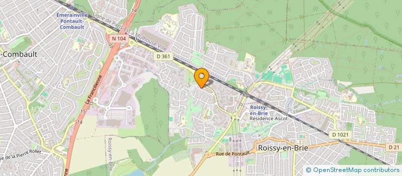 localisation de l'entreprise MONSIEUR IBRAHIM YALALI  ROISSY EN BRIE