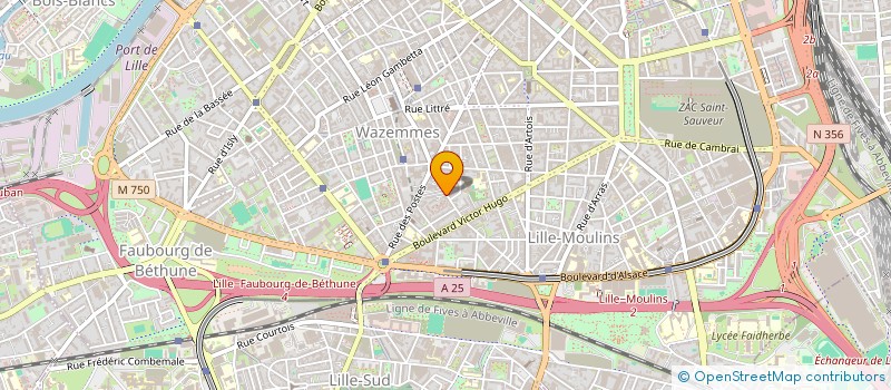 localisation de l'entreprise MONSIEUR IBRAHIM YANSANE  LILLE