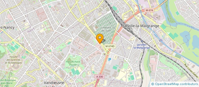 localisation de l'entreprise MONSIEUR IBRAHIM YAYA  VANDUVRE-LES-NANCY