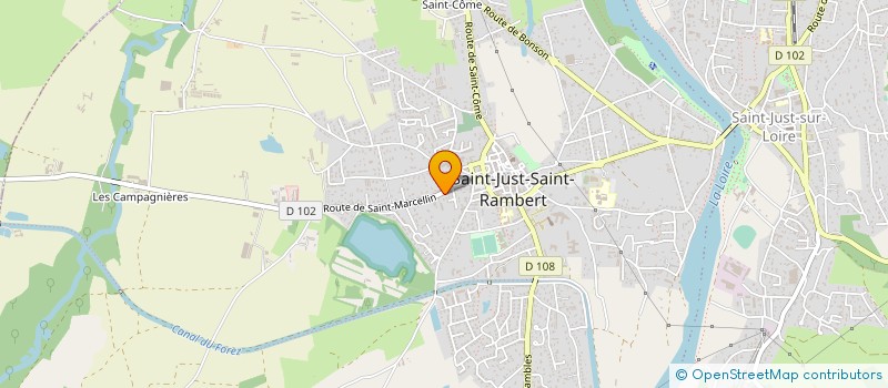 localisation de l'entreprise MONSIEUR IBRAHIM YENER  SAINT-JUST-SAINT-RAMBERT