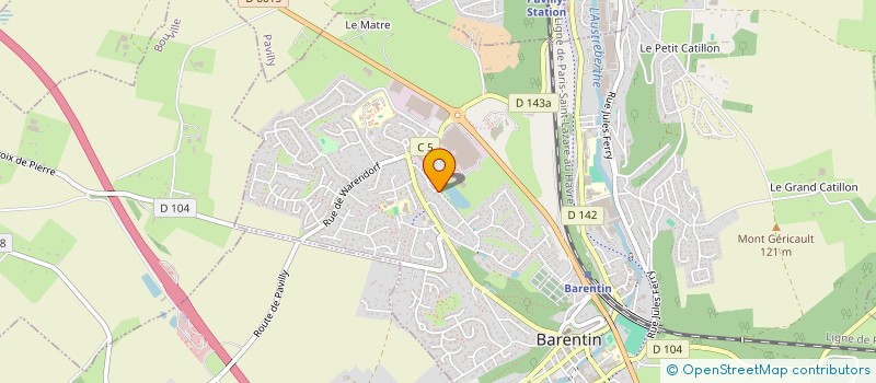 localisation de l'entreprise MONSIEUR IBRAHIM YILMAZ  BARENTIN