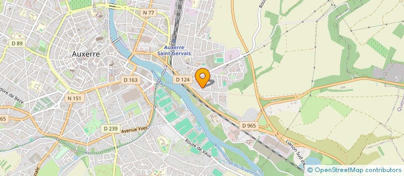 localisation de l'entreprise MONSIEUR IBRAHIM YOUSSEF ADAM  AUXERRE