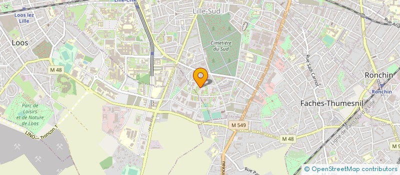 localisation de l'entreprise MONSIEUR IBRAHIM ZAOUI à LILLE