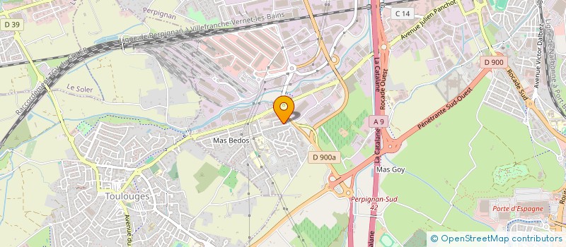 localisation de l'entreprise MONSIEUR IBRAHIM ZENGER  PERPIGNAN