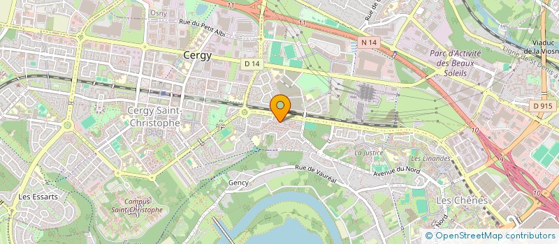 localisation de l'entreprise MONSIEUR IBRAHIM ZERGUIT  CERGY