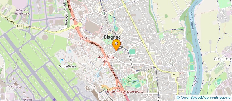localisation de l'entreprise MONSIEUR IBRAHIMA BA à BLAGNAC