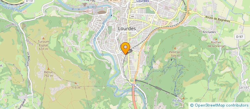 localisation de l'entreprise MONSIEUR IBRAHIMA BADIANE  LOURDES