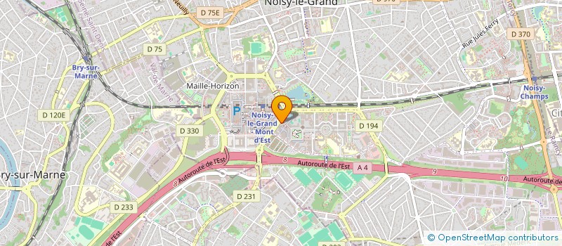localisation de l'entreprise MONSIEUR IBRAHIMA BADJI à NOISY-LE-GRAND