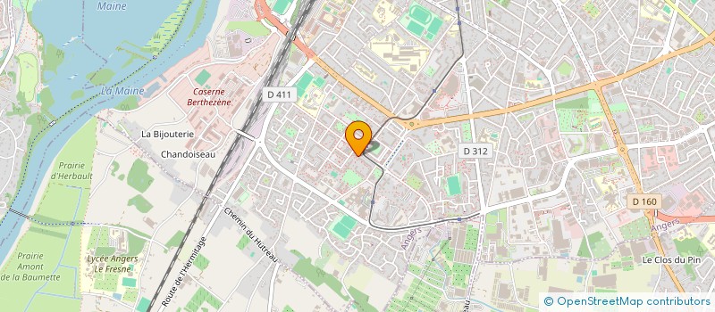 localisation de l'entreprise MONSIEUR IBRAHIMA BAH à ANGERS