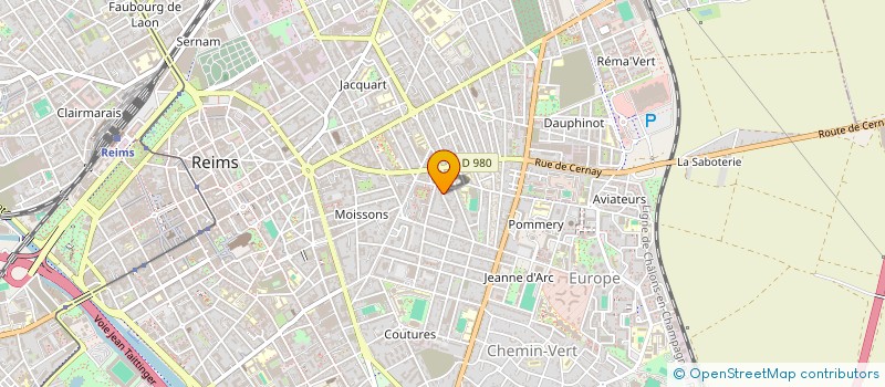 localisation de l'entreprise MONSIEUR IBRAHIMA BAH  REIMS