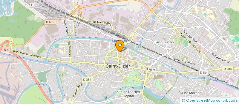 localisation de l'entreprise MONSIEUR IBRAHIMA BAKAYOKO à SAINT-DIZIER