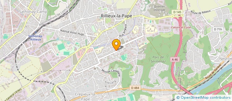 localisation de l'entreprise MONSIEUR IBRAHIMA BAMBA  RILLIEUX-LA-PAPE